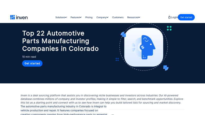 Automotive Parts Manufacturing Companies in Colorado auto parts longmont