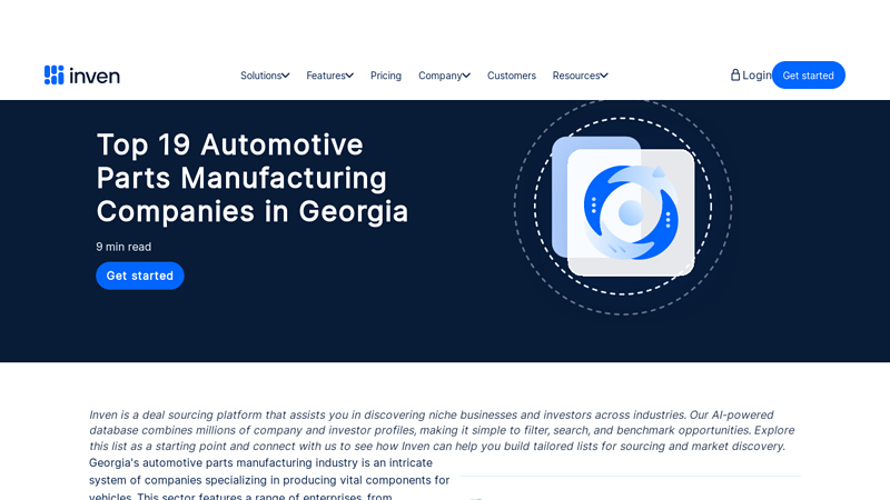 Automotive Parts Manufacturing Companies in Georgia rockmart auto parts