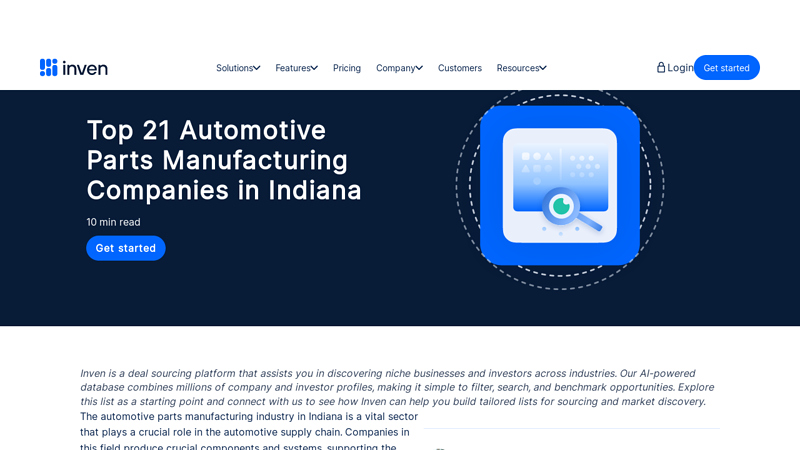 Automotive Parts Manufacturing Companies in Indiana seymour auto parts