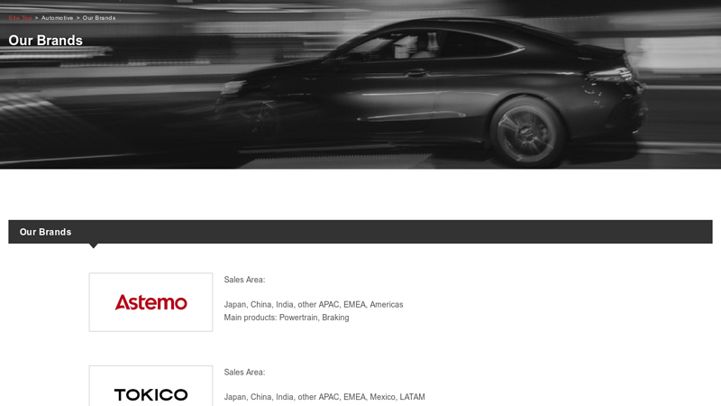 Automotive products: Our Brands hitachi car parts