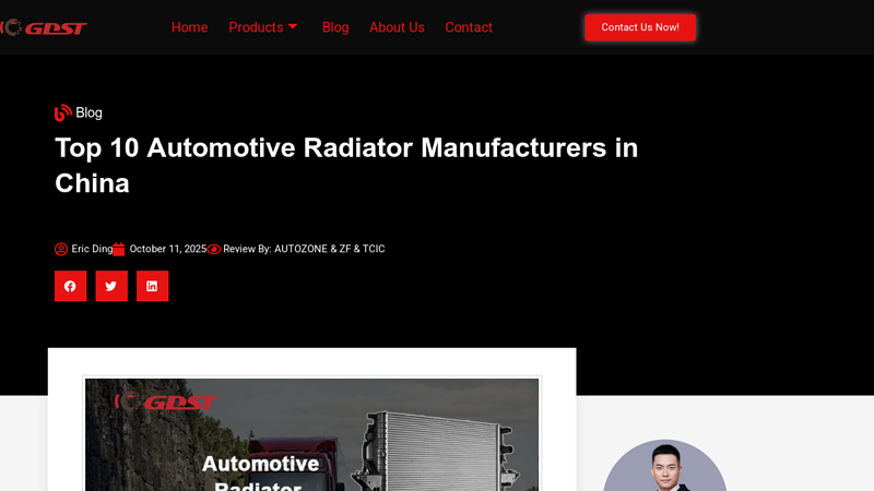Automotive Radiator Manufacturers in China auto parts radiator