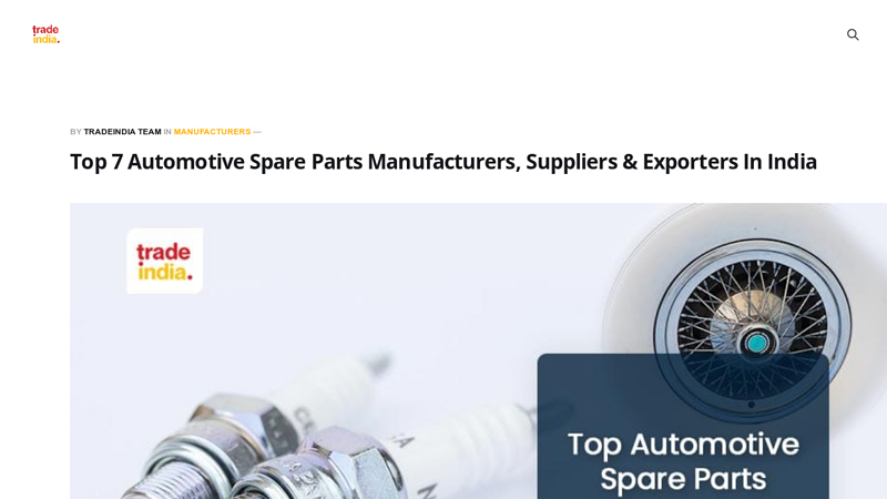 Automotive Spare Parts Manufacturers in India singh auto parts
