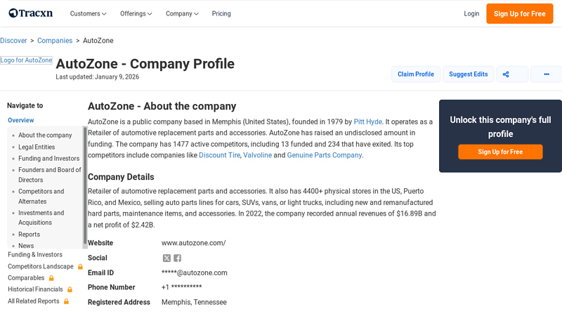 AutoZone auto zone auto parts