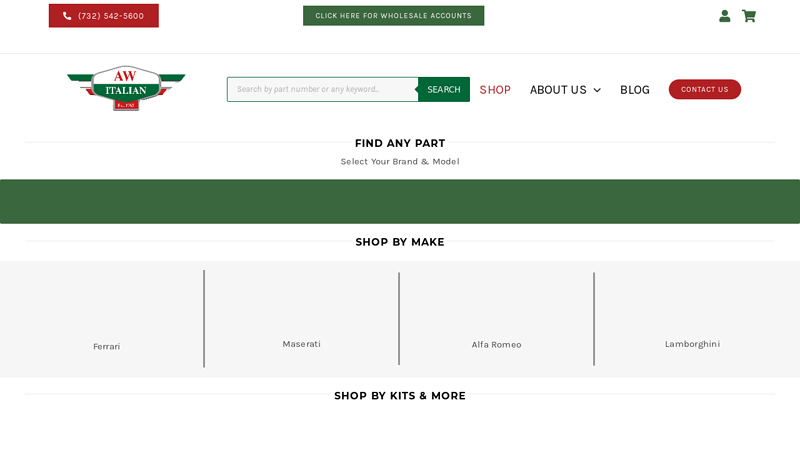 AW Italian Auto Parts – Ferrari, Maserati & Alfa Romeo Parts alfa romeo spider car parts