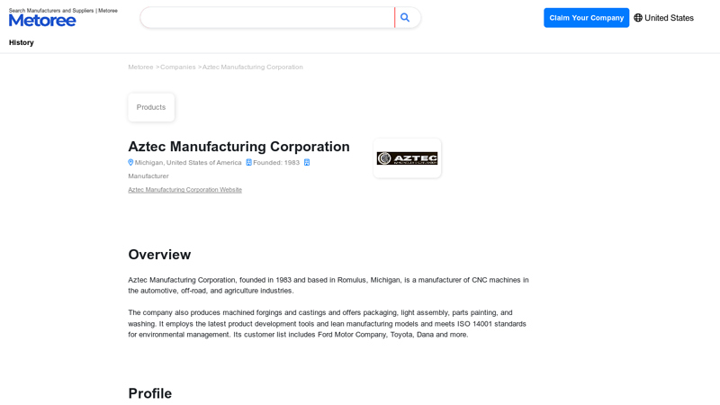 Aztec Manufacturing Corporation azteca auto parts