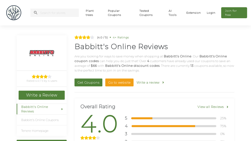 Babbitt's Online Reviews babbitt's online car parts