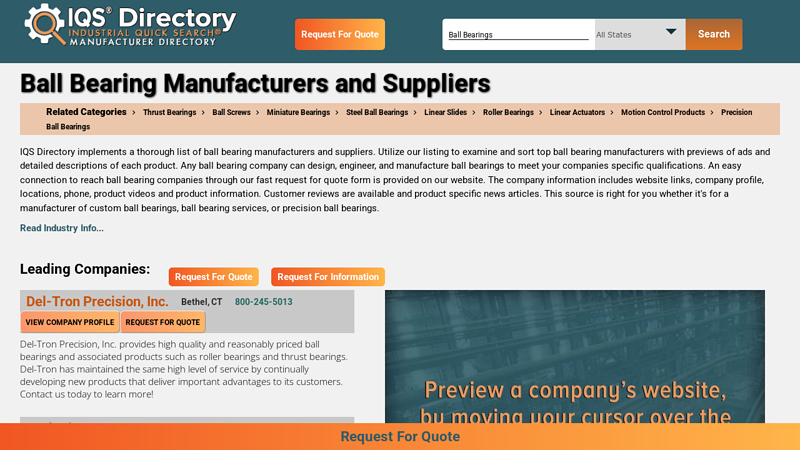 Ball Bearing Manufacturers and Suppliers motor parts and bearings