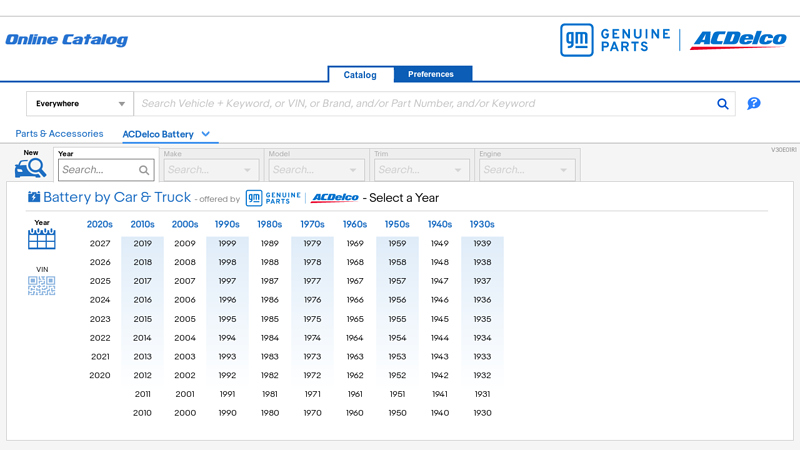 Battery by Car & Truck acdelco auto parts