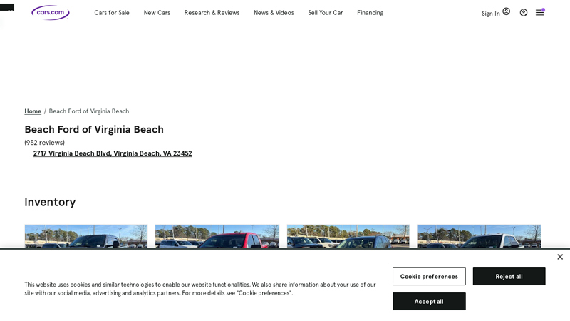 Beach Ford of Virginia Beach beach ford service & parts