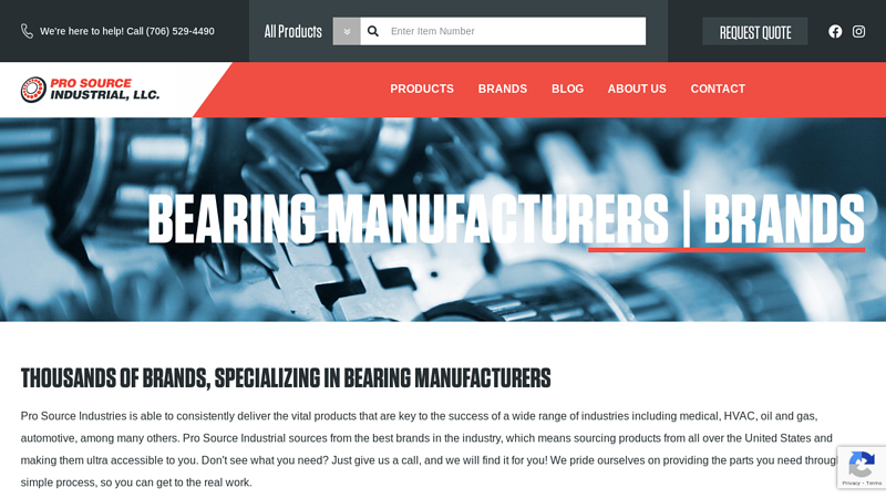 Bearing Manufacturers motor parts and bearings