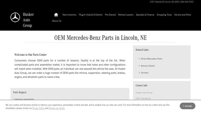 Benefits of OEM Mercedes-Benz Parts car parts lincoln ne