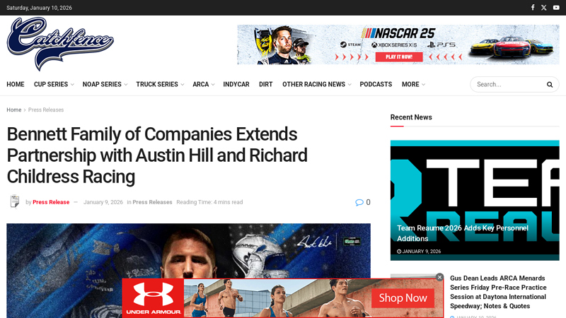 Bennett Family of Companies Extends Partnership with Austin Hill ... o'reilly auto parts tyler