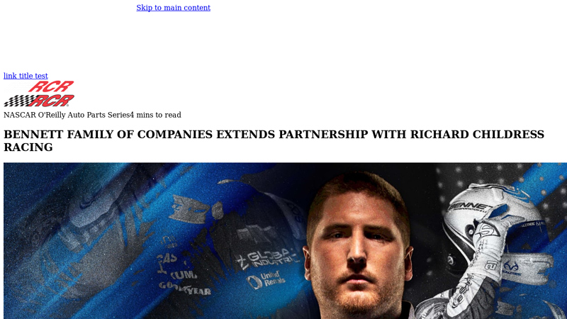 Bennett Family of Companies Extends Partnership with Richard ... parts delivery o'reilly auto parts