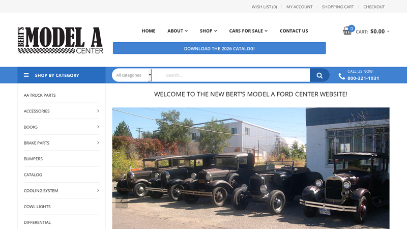 Bert's Model A Ford early ford parts