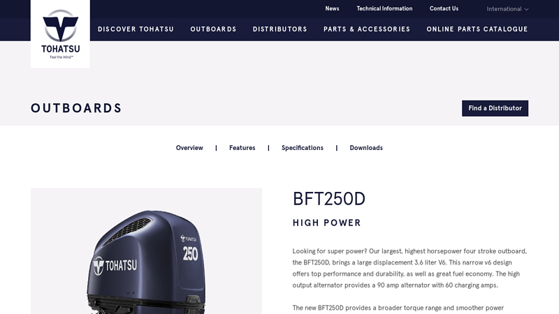 BFT250D parts for 3.6hp speeda outboard motor