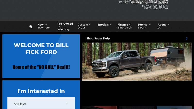Bill Fick Ford ford parts houston