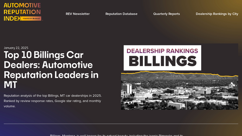 Billings Car Dealers auto parts billings mt