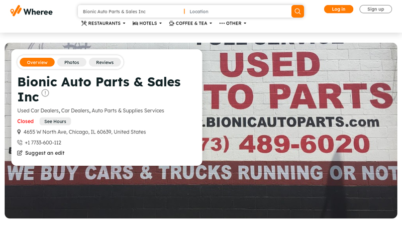 Bionic Auto Parts & Sales Inc bionic auto parts