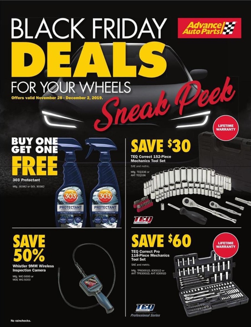 Black Friday Car Part Deals guide