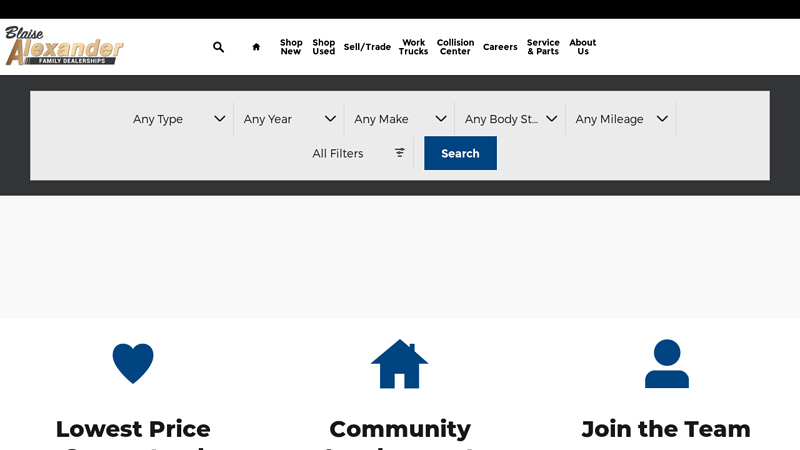 Blaise Alexander Family Dealerships mansfield auto parts inc