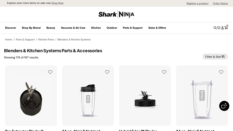 Blenders & Kitchen Systems Parts & Accessories nutri ninja auto iq replacement parts