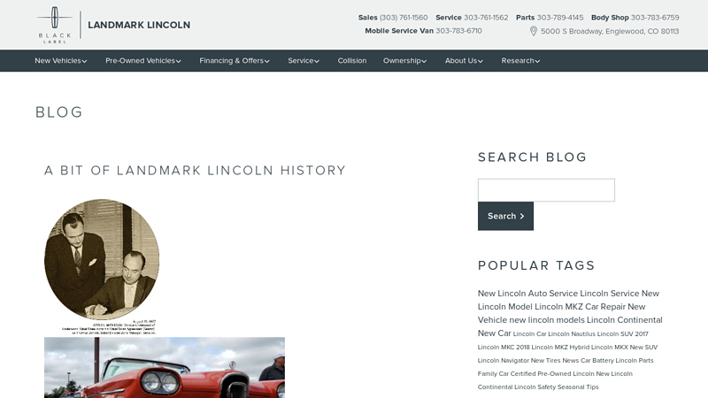 Blog Post List landmark ford parts