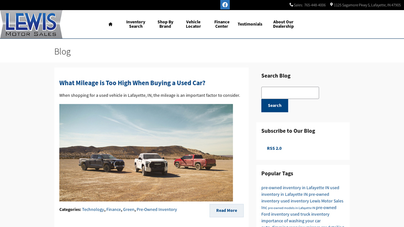 Blog Post List lewis used auto parts