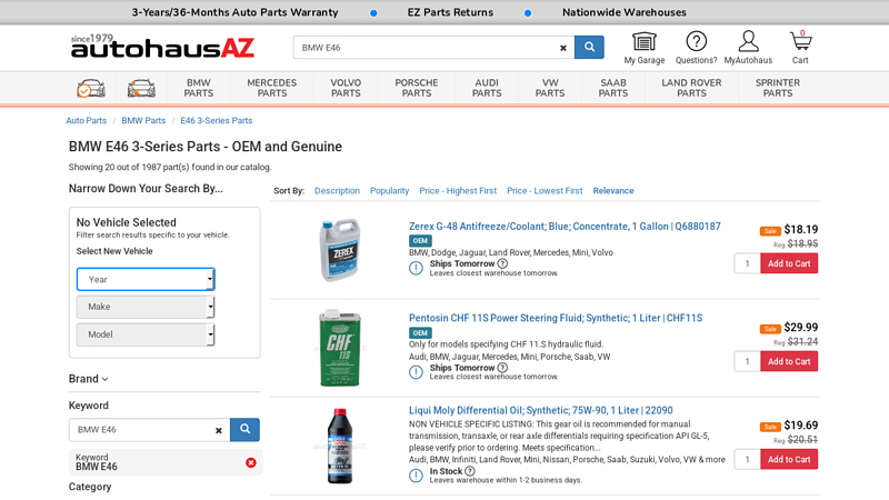 BMW E46 3 e46 parts car