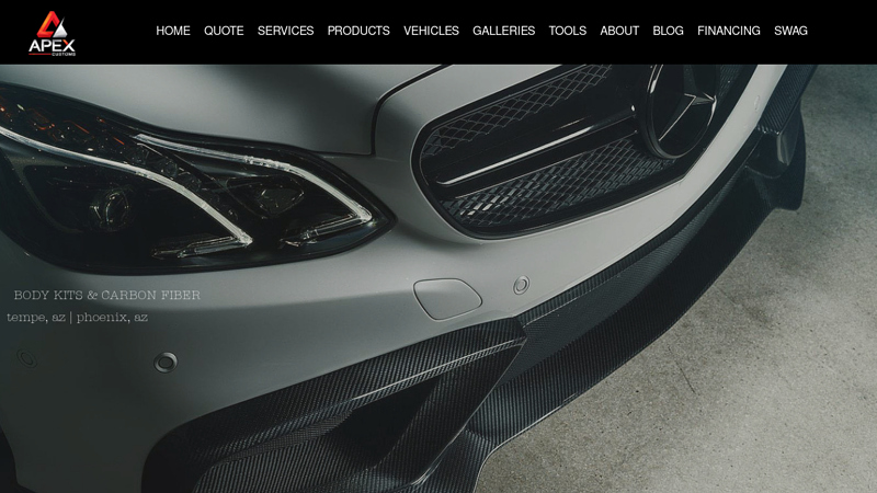 Body and Carbon Fiber car parts apex