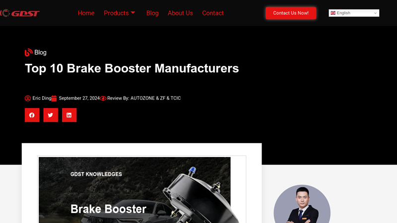 Brake Booster Manufacturers golden star car parts