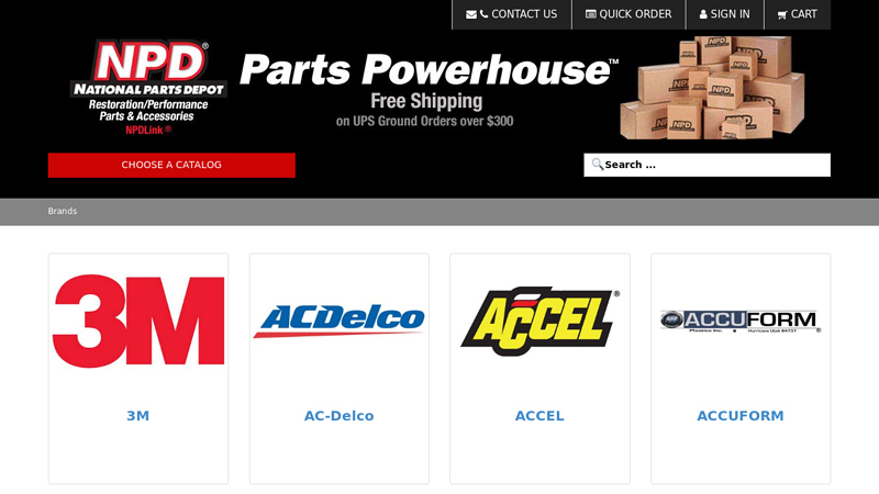 brand national auto body parts