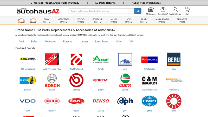 Brand Name OEM Parts, Replacements & Accessories at AutohausAZ atoz auto parts