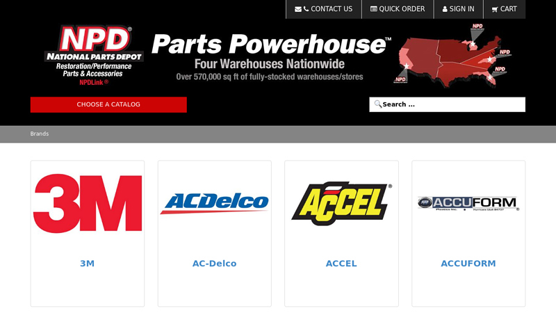Brands car parts depot