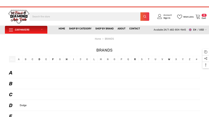 BRANDS diamond auto parts