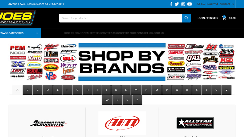 Brands joes auto parts