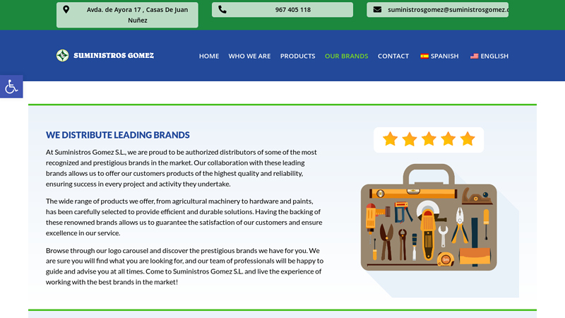 Brands Distributed by Suministros Gomez S.L. gomez auto parts