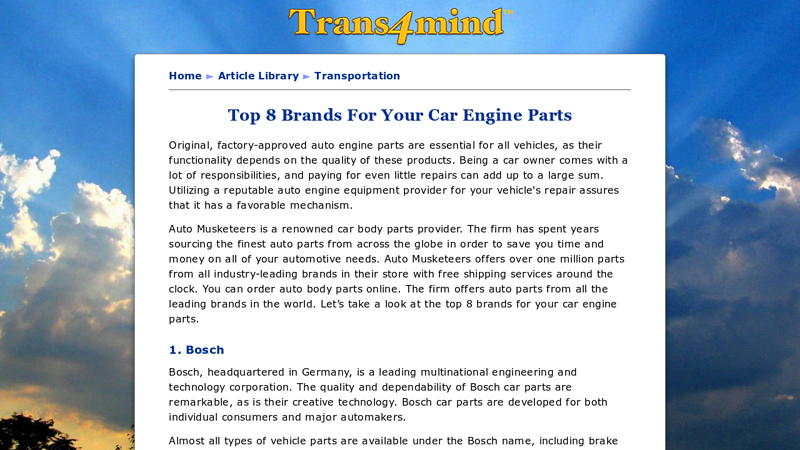 Brands For Your Car Engine Parts jim's auto parts