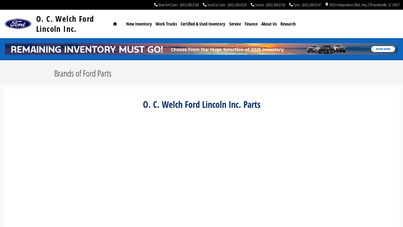 Brands of Ford Parts ford f150 oem parts