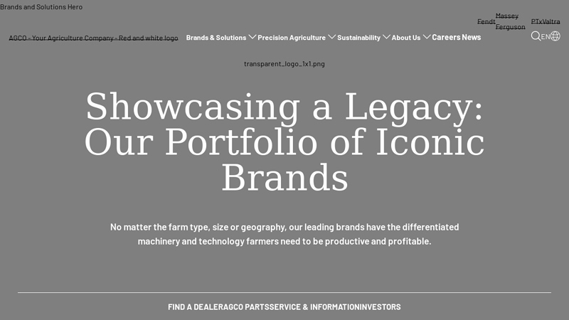 Brands & Solutions white tractor parts