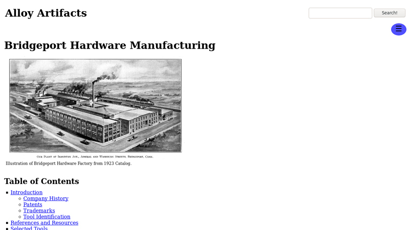 Bridgeport Hardware Manufacturing auto parts bridgeport