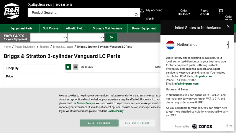 Briggs & Stratton 3 vanguard motor parts