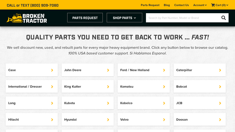 Broken Tractor second hand john deere tractor parts