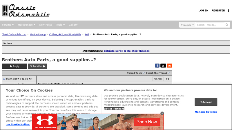 Brothers Auto Parts, a good supplier...? brothers auto parts