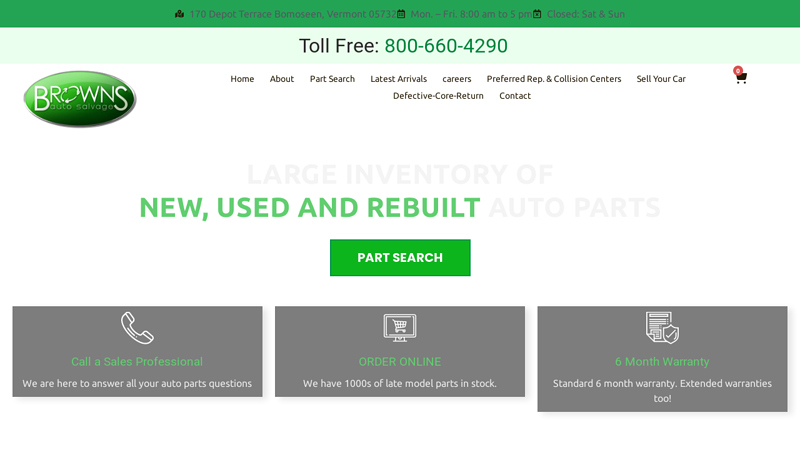 Browns Auto Salvage browns auto parts