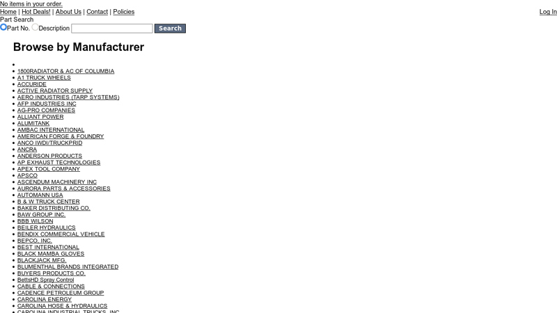 Browse by Manufacturer general truck parts