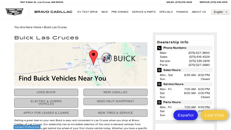 Buick Las Cruces Dealership car parts las cruces nm