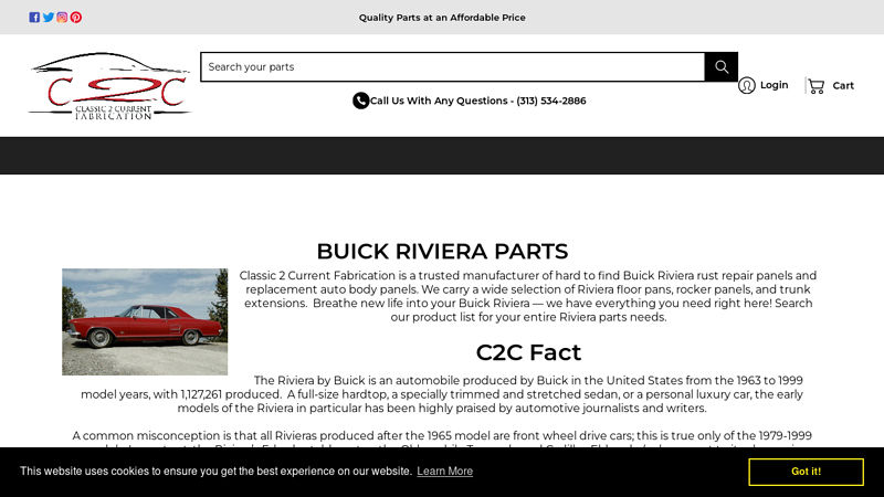Buick Riviera Parts buick riviera car parts