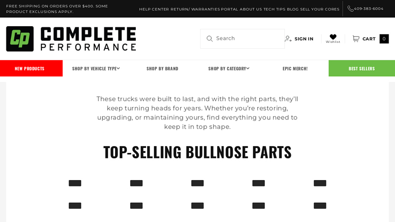 Bullnose Ford Truck Parts & Accessories (1980 1986 ford f150 parts