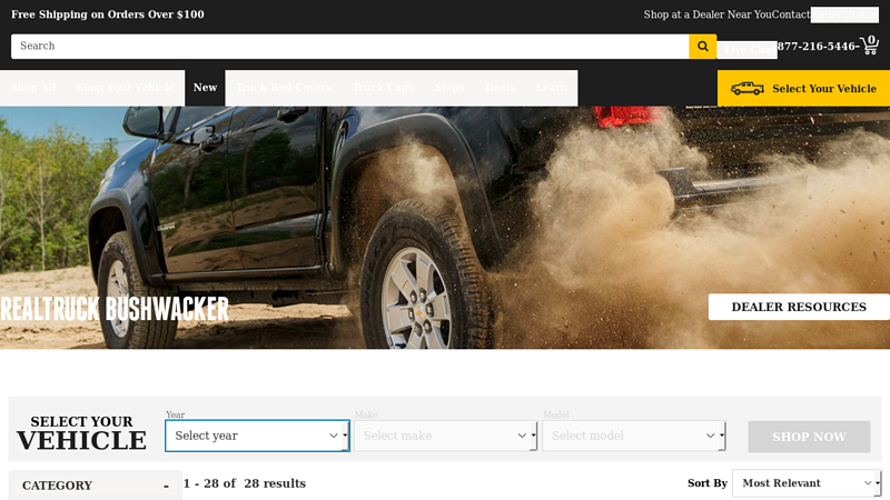 Bushwacker Fender Flares, Armor & Accessories bushwacker truck parts