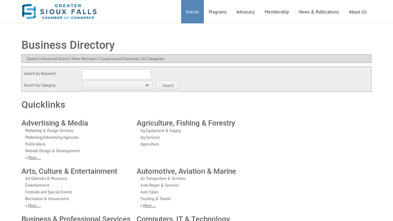 Business Directory car parts sioux falls